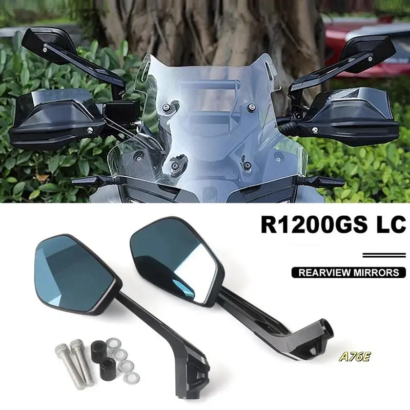 

Motorcycle Rearview Mirror Universal For BMW R1250GS F850GS ADVENTURE S1000XR S1000R F900R F900XR G310GS Accessories ,Black