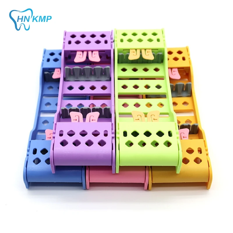 1Pcs Dental Instrument Box 135℃ Autoclavable Plastic Dental Instrument Storage Rack for 4 Holders Instruments Sterilization Box