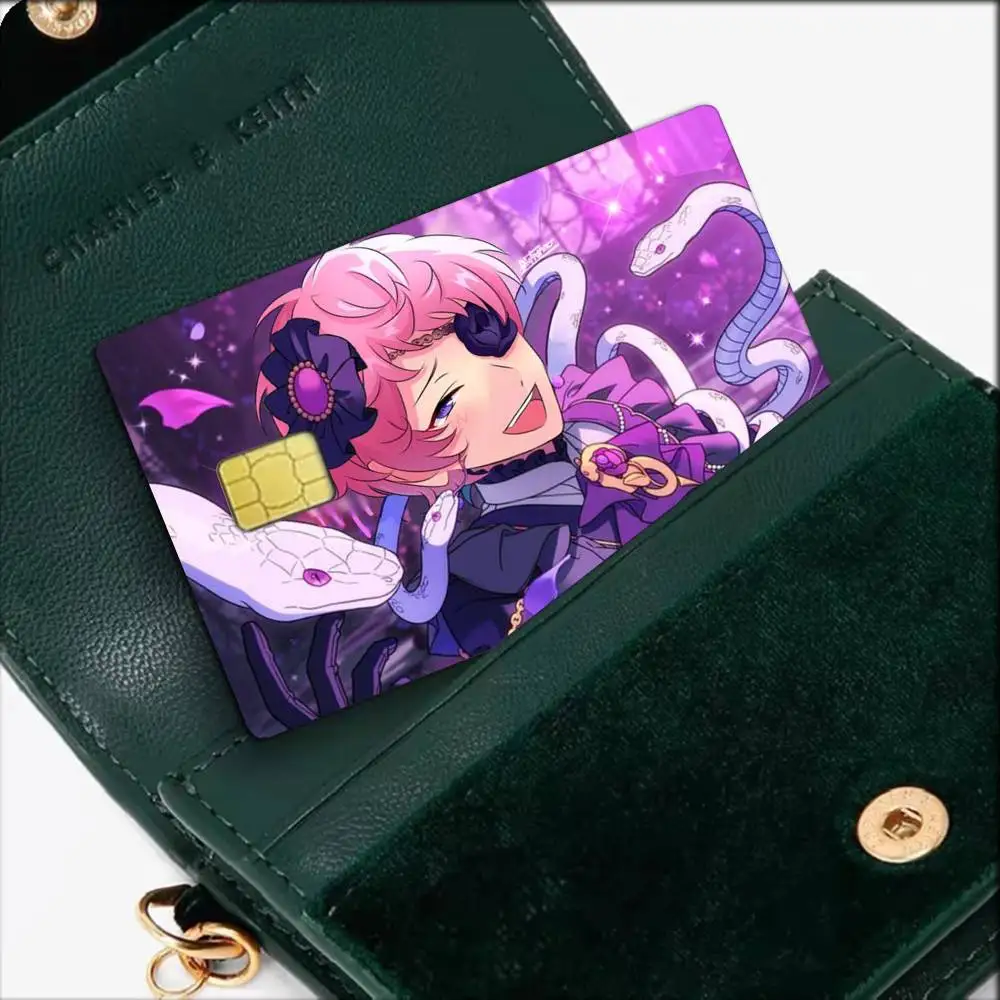 Shu Itsuki Anime Character Waterproof Film Skin Cover Credit Card Stickers Debit Front Bank Bus