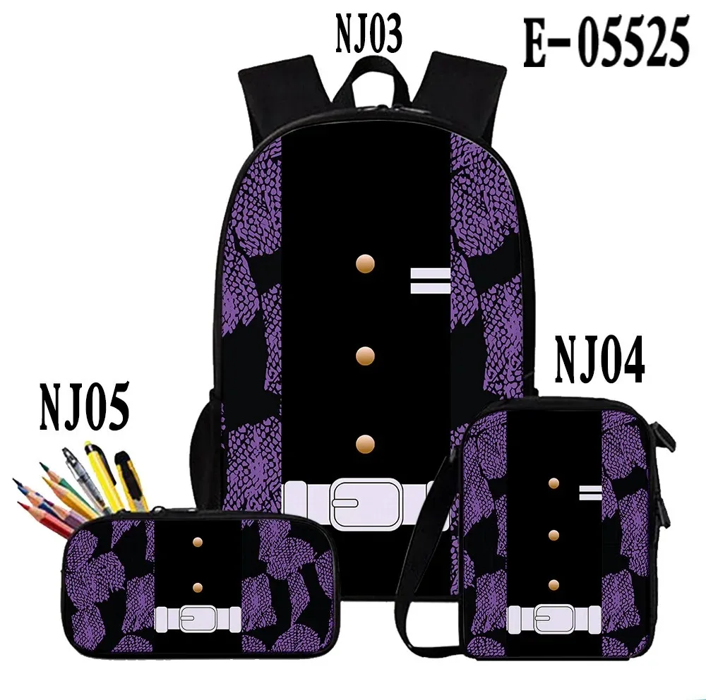 Harajuku Popular Animal School Bags, K pop 3D Print, laptop backpack, backpack, Shadow Bag Tiled, Case Layer, 3pcs Total