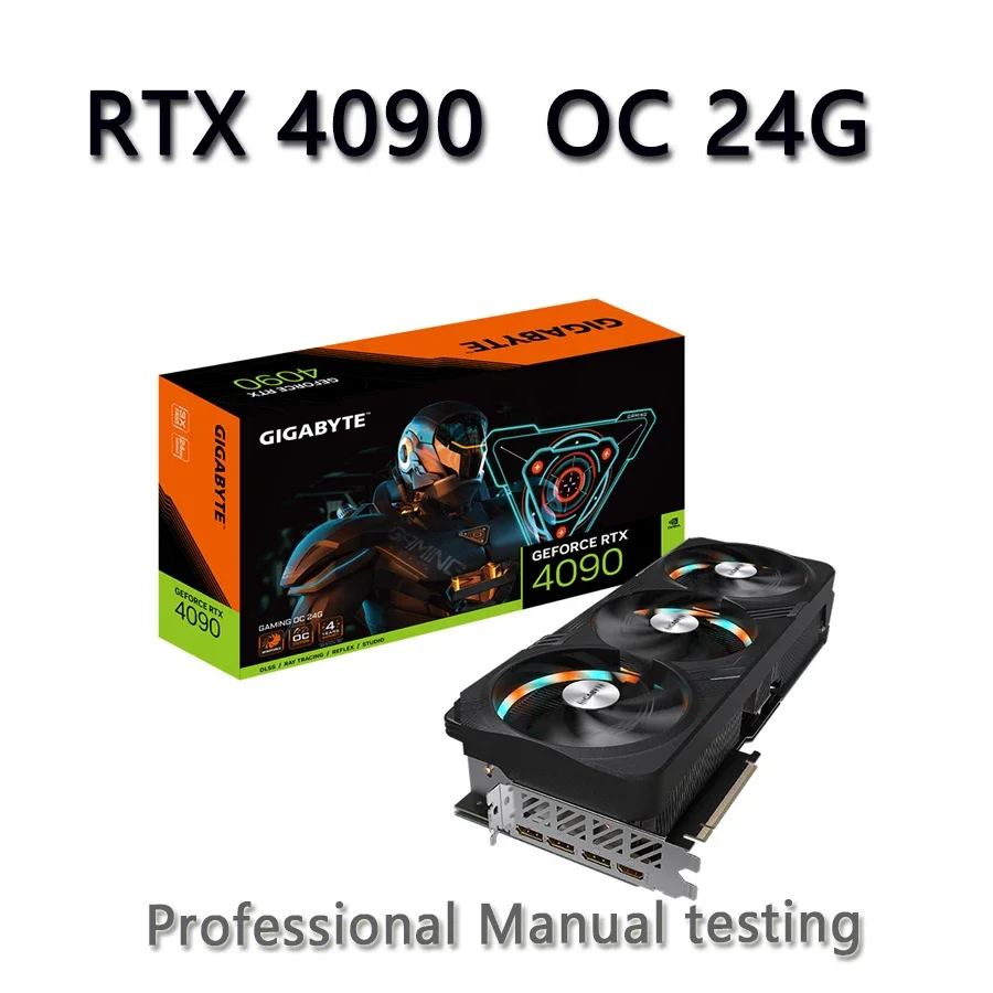 Used GeForce RTX 4090  GAMUNG  OC 24G GDDR6X Graphics RTX 4090 GPU 384Bit PCI Express 4.0 16X NVIDIA RTX 4090 Video Card New