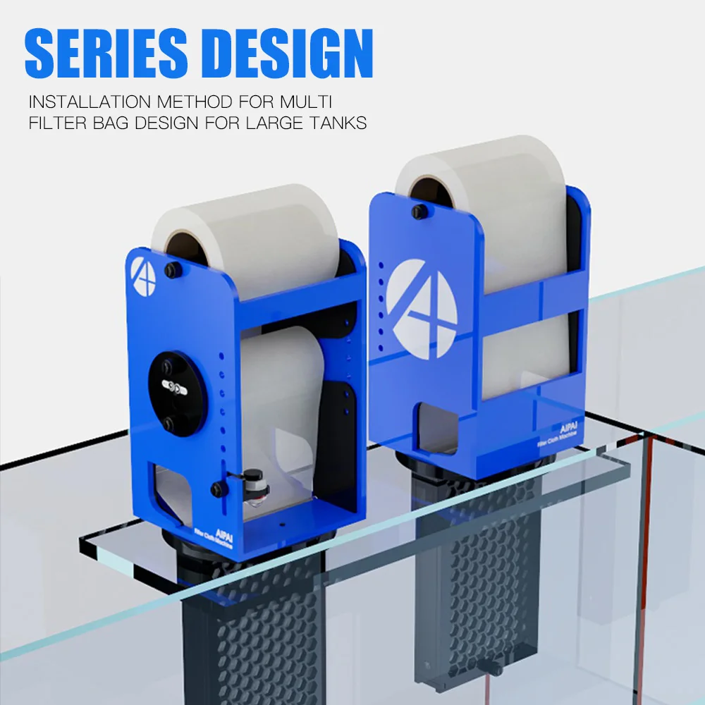 AIPAI FIO F10 Smart Filter Rollensystem WIFI Automatische Filtermaschine mit Bildschirmsteuerung für Meerwasseraquarien – Detail 11