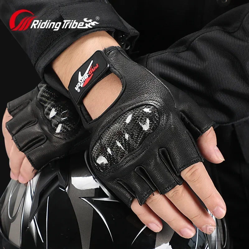 

Real Leather Motorcycle Gloves Waterproof Windproof Winter Warm Summer Breathable Touch Operate Guantes Moto Fist Palm Protect