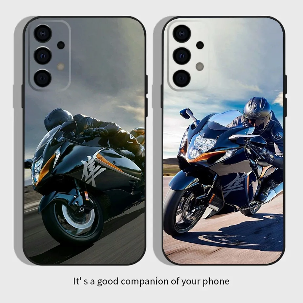 

S-Suzuki Hayabusa GSX 1300 R Bike Phone Case For Samsung Galaxy A13,A21s,A22,A31,A32,A52,A53,A71,A80,A91 Soft Black Cover