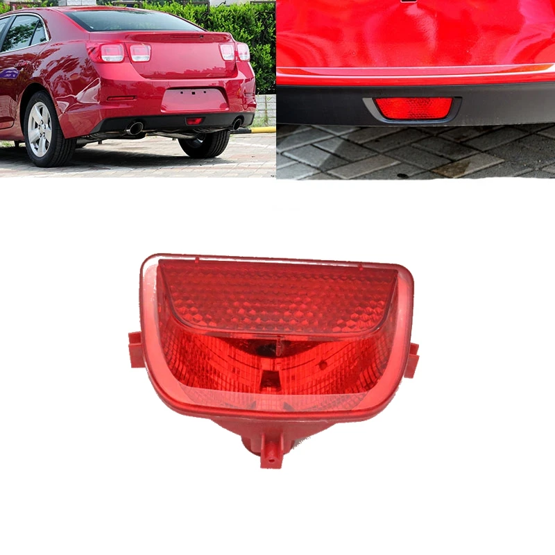 Rear Bumper Middle Fog Light Reflector Brake Warning Lamp For Chevrolet Malibu 2012 2013 2014