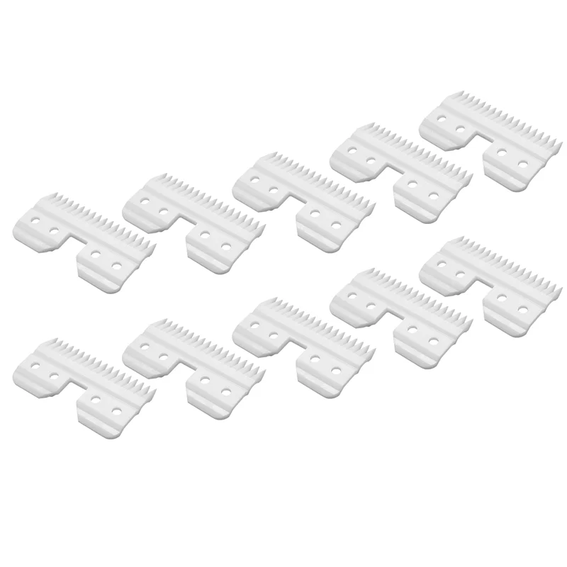 New 10Pcs/Lot Replaceable Ceramic 18 Teeth Pet Ceramic Clipper Cutting Blade for Oster A5 Series