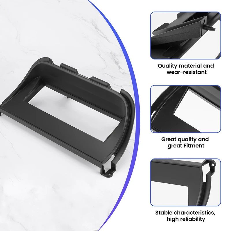 Cadre de panneau de façade d'autoradio, simple DIN, adapté pour guitXJ, XJR, 1997-2003