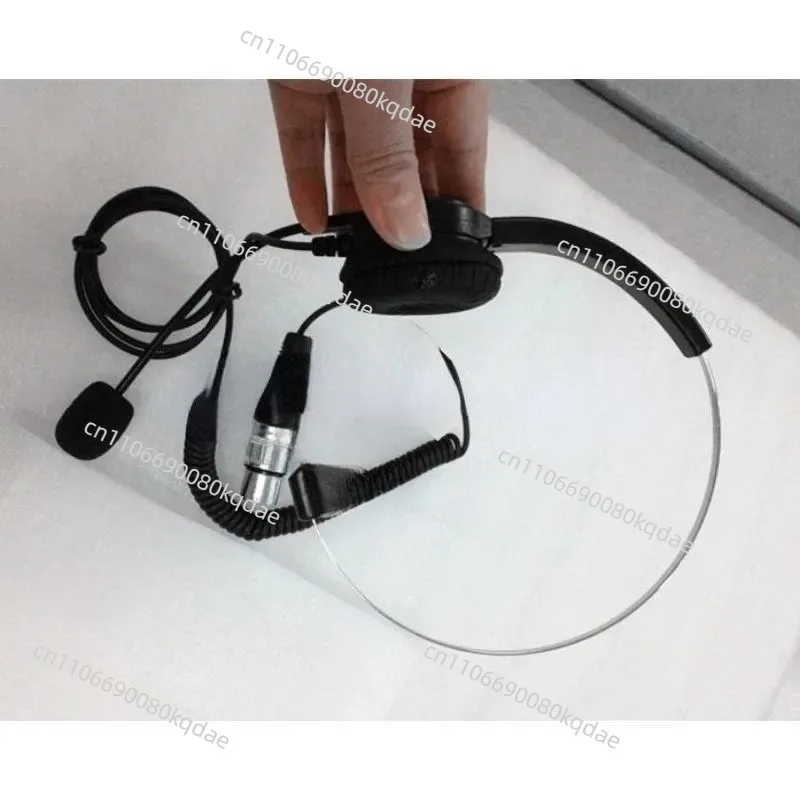 Super‑Light Headband Headset with Microphone, Compatible with NE‑11, XLR 4‑Pin & 5‑Pin Connector