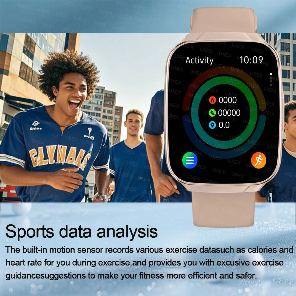 Businesst Smartwatch الرجال 1.83 HD مكالمة لاسلكية معدل ضربات القلب خطوة العد ساعة تنبيه وسائط رياضية هدية الكريسماس ساعة نسائية موضة