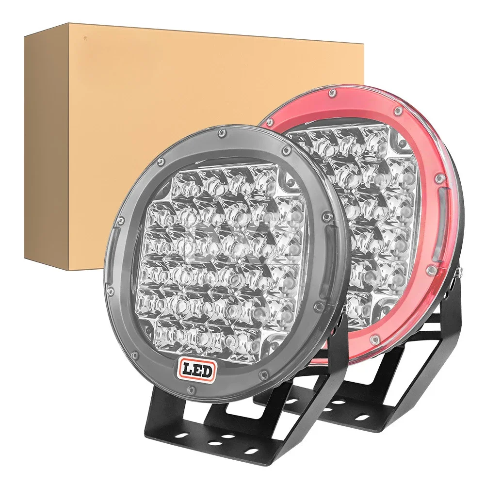 

HYNBYZJ Car Led Working Light 9-inch 32-light 300W Driving Light Off-road Modification LED Spotlight Spotlight Light