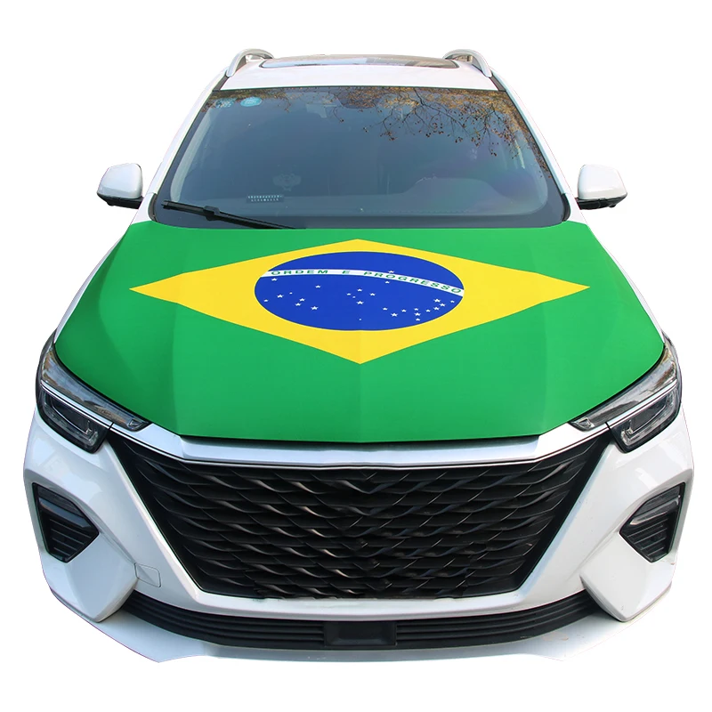 National Flags Car Engine Hood Cover America Canada Mexico Spain Albania Algeria Argentina Brazil Flag For Vehicle Decoration