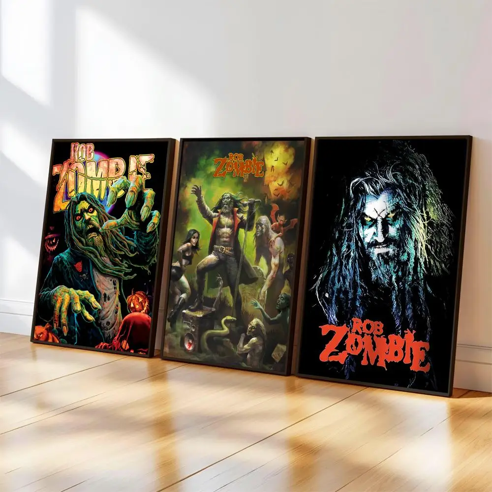 Sänger R-Rob Z-Zombie Poster, Musikalbum-Cover für Zimmer, Leinwandgemälde, Kunstdruck, Heimwanddekoration, Bild, Geschenk