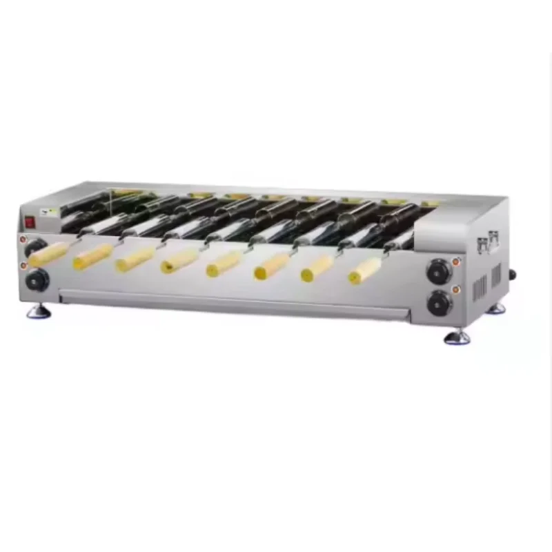 SY-23 Gas Desktop Commercial Bakery Equipment Electric 8 Roller Chimney Cake Machine