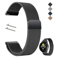 20mm 22mm Band for Samsung Galaxy watch 6/4/5/Pro/classic/active 2/Gerar S3 Magnetic bracelet correa bracelet HUAWEI GT 2e 3 4