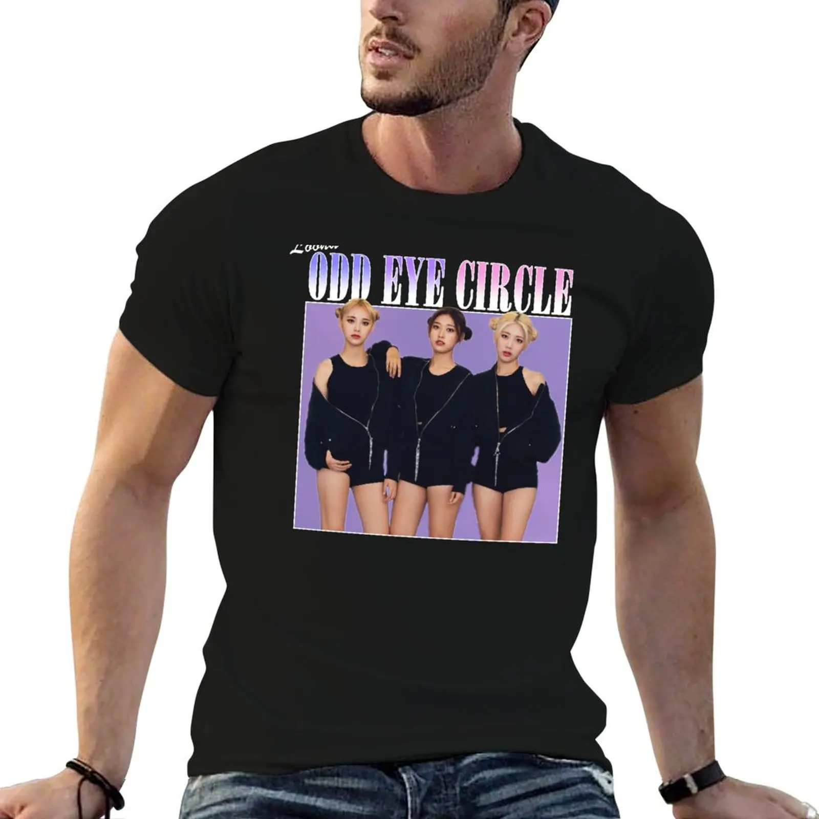 ODD EYE CIRCLE Loona Vintage T-Shirt Dry Fit Athletic Short Sleeve Shirt