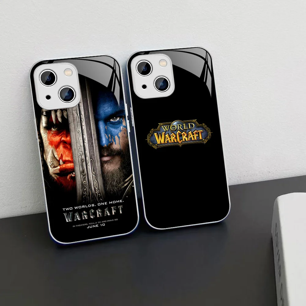 

W-World O-Of W-Warcraft Phone Case For IPhone 14 13 12 Mini 11 Pro XS Max X XR 14 Plus Tempered Glass Cover