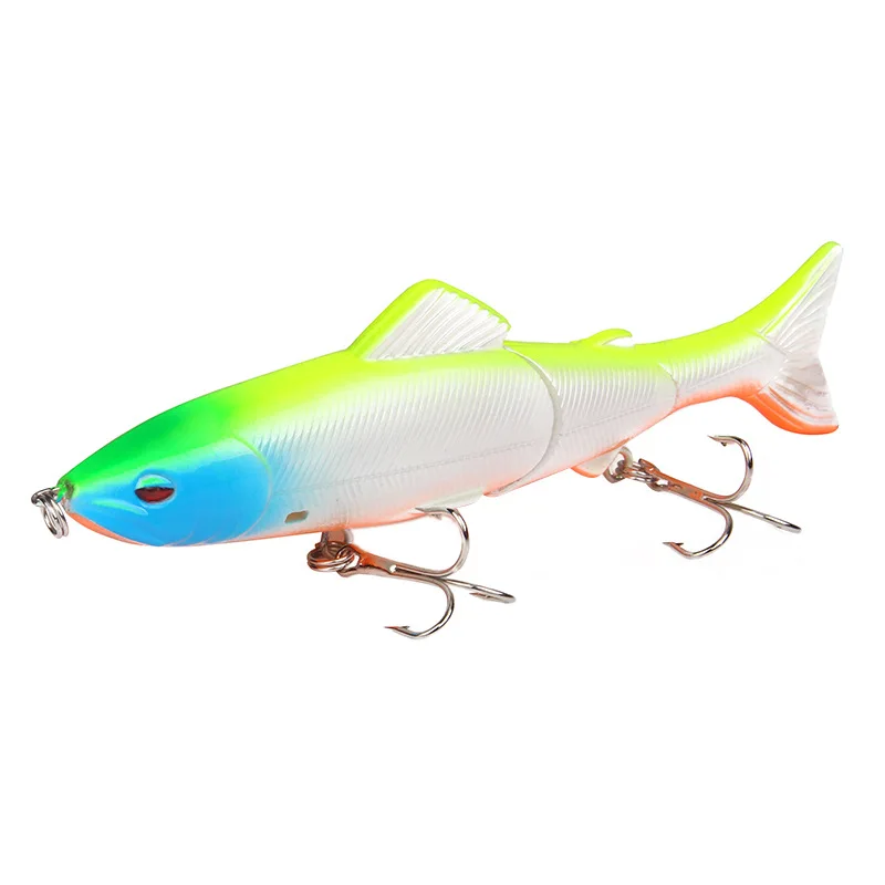 1 Uds cebo conjunto Swimbait Wobbler señuelo de pesca 13cm 18g cebo duro Artificial Minnow Crankbait para lubina perca carpa aparejos de pesca