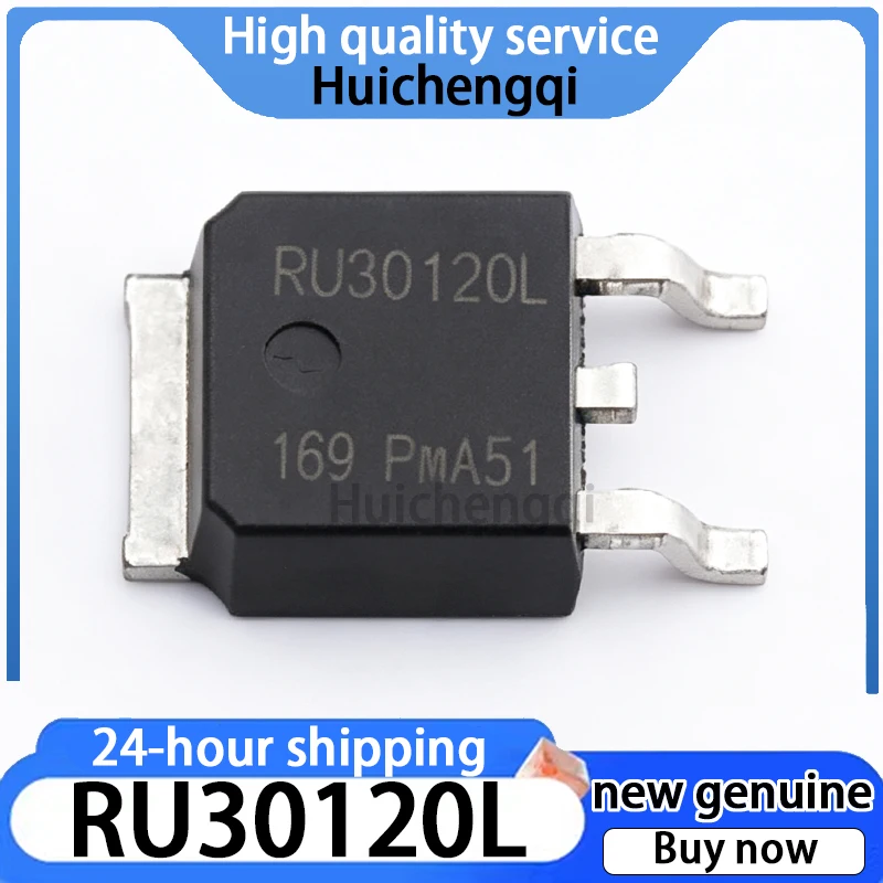 20PCS RU30120L N-channel 30V 120A MOSFET TO-252
