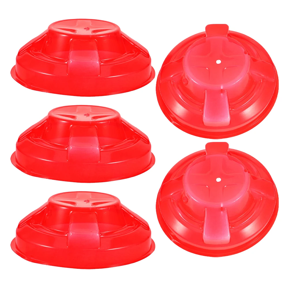5 pcs Dust Cover Durable Material Easy Installation Home Safety Gas Sensor Protective Fire Sprinkler Covers