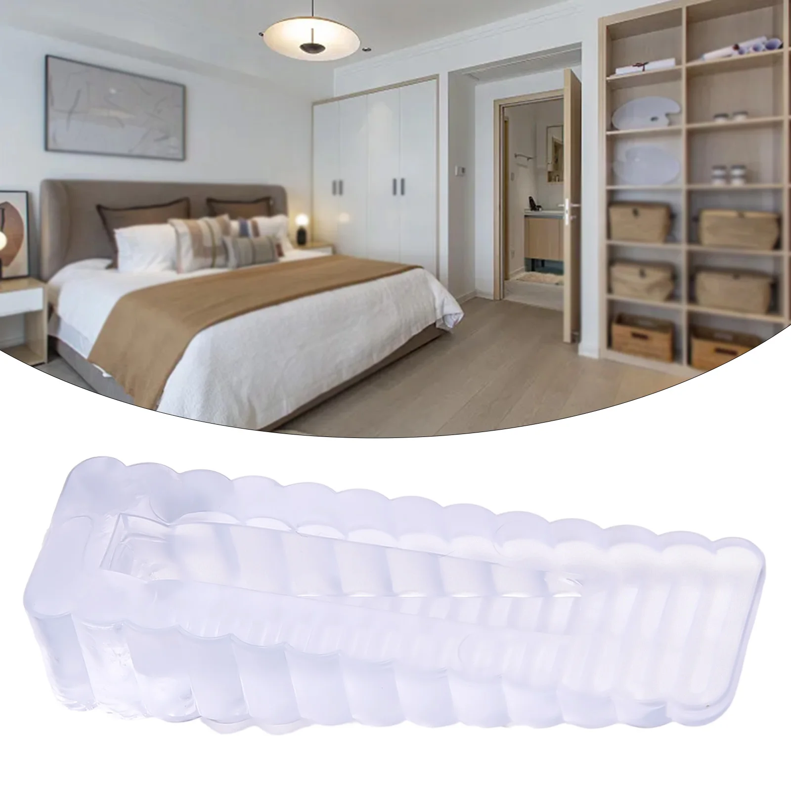 Il fermaporta in gomma dal design elegante si adatta perfettamente alle porte standard mentre offre beneficenti anticollisione a casa o al lavoro