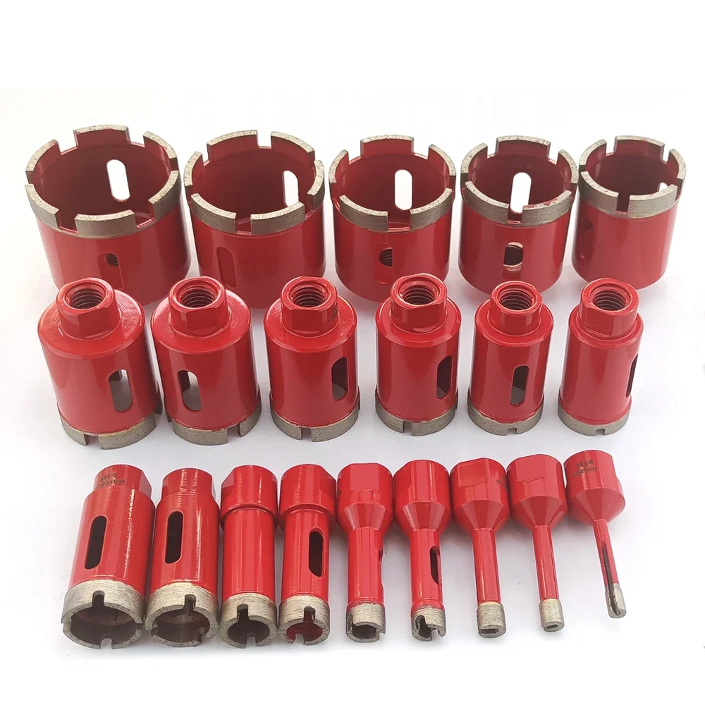 1PC 6-100mm M14 Sintering Core Bit Diamond Hole Saw Marble Granite Brick Tile Ceramic Concrete Crown Drill Bits for Power Tools