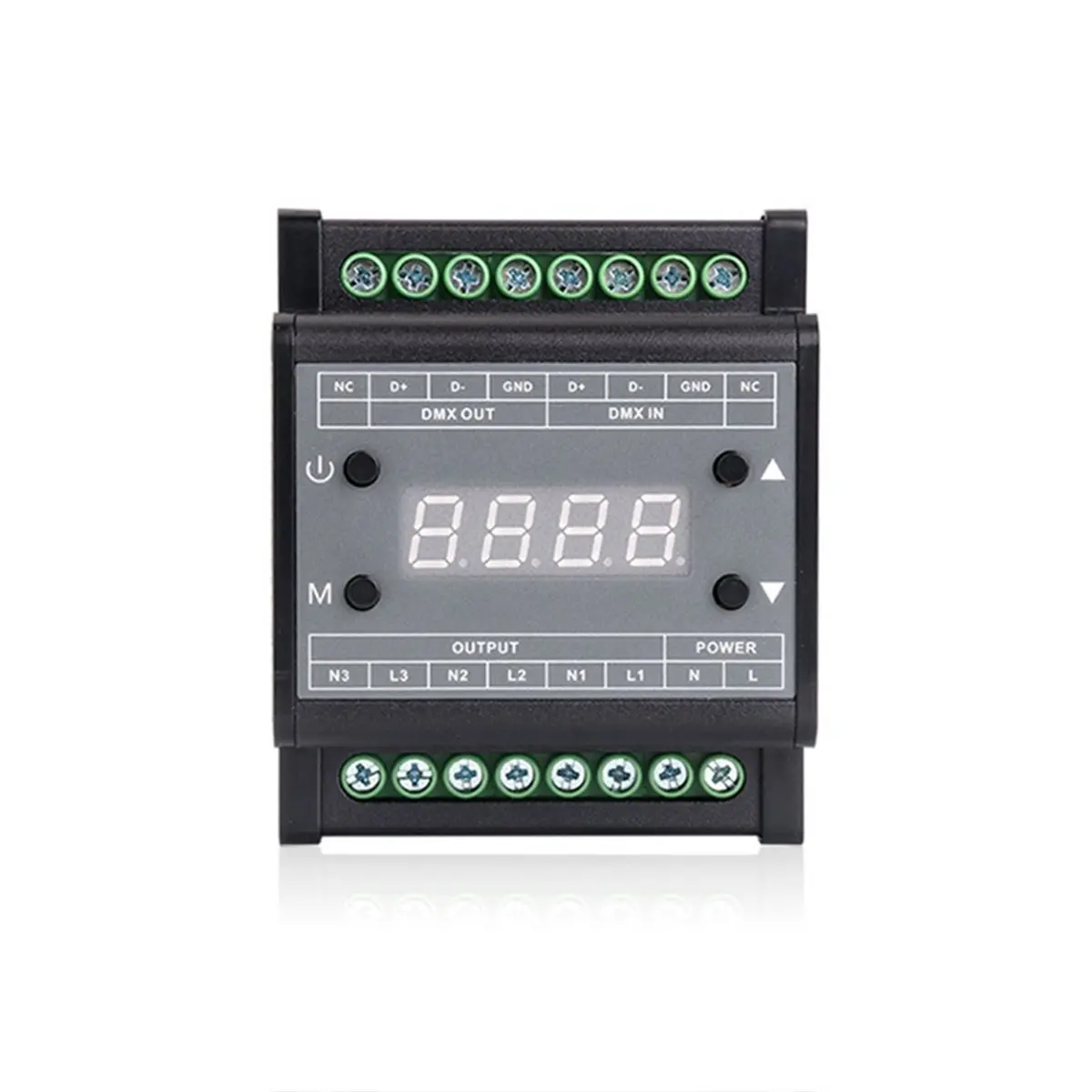 （2026 SUMMER）DMX302 High Voltage for 3channels Led Dimmer 1A/CH Brightness Controller AC90V-240V 50Hz/60Hz Output