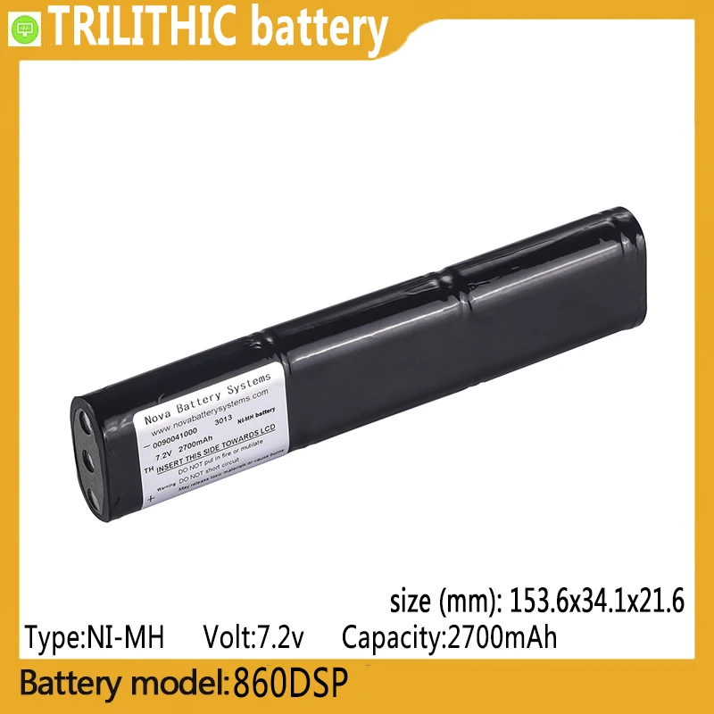 

860DSP capacity 2700mAh 7.2V NI-MH battery suitable for, 860DSP,860DSPi，field analyzer