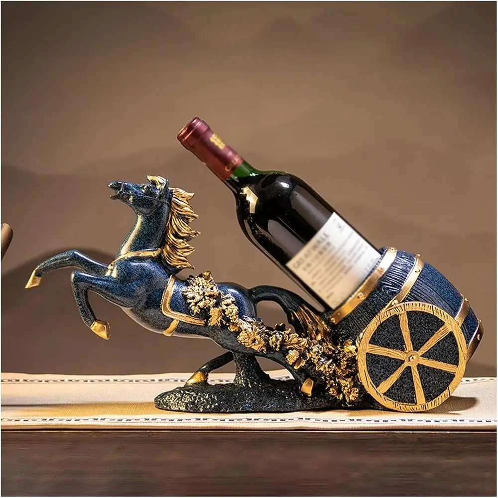 

European Style Wine Rack - Elegant Home Wine Storage Cabinet for Bottle Display and Countertop Use