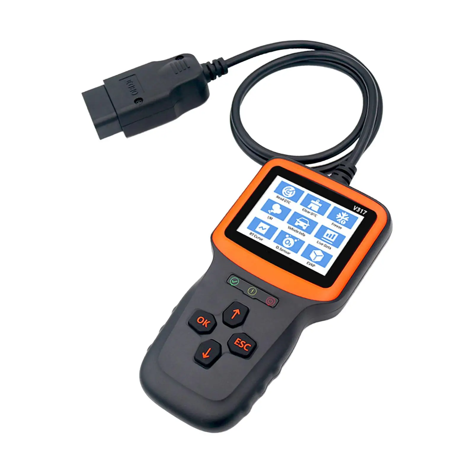 OBD2 Scanner Diagnostic scan Tool 8 Languages Support Car Data Flow for All OBD