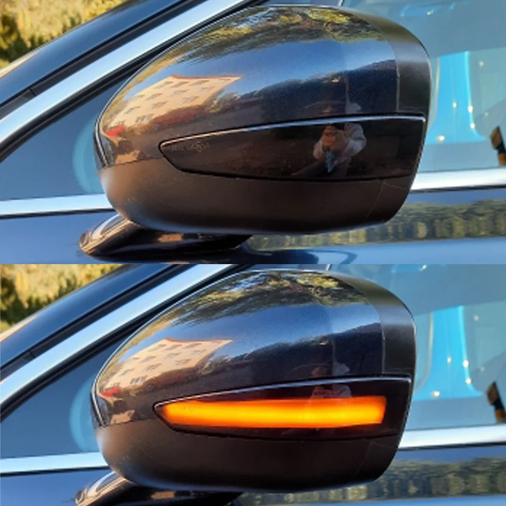 لبيجو 508 SW 2010-2017 سيتروين DS5 C4 جراند بيكاسو II سيارة LED ديناميكية بدوره مصباح إشارة مؤشر مرآة 6325J4 6325J5