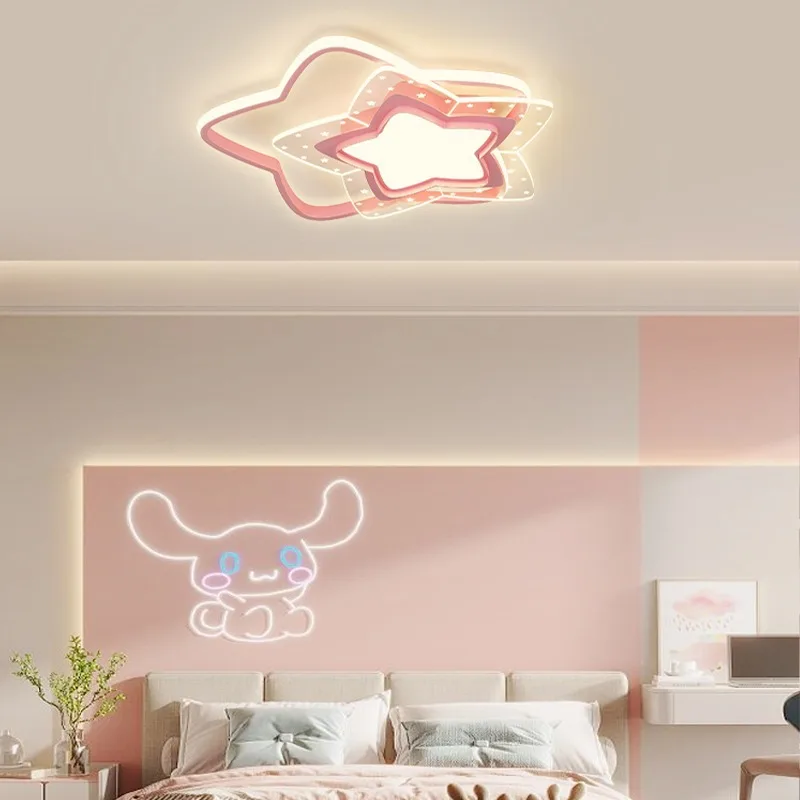 Modern Cartoon LED Ceiling Lamp Personality Decorative Children's Room Living Room Study Interior Romantic E27 Lighting Fixtures