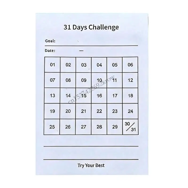 

31 Day Notebook For Daily Habits Formation Task Management Professional Student R9CB