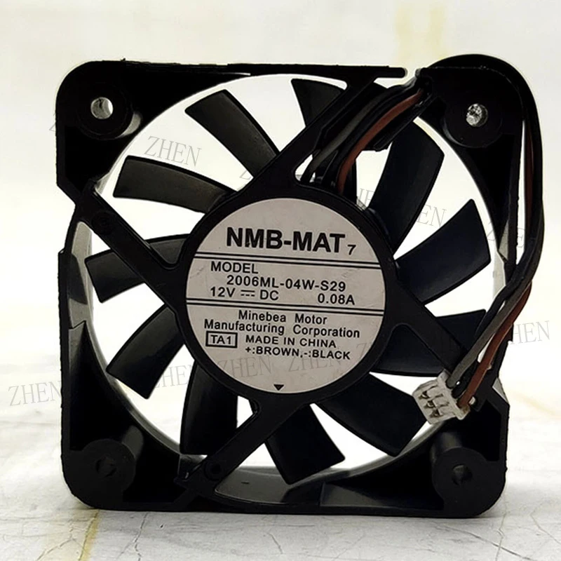 S New  for NMB 2006ML-04W-S29 5015 12V 0.08A 3pin DC Brushless Fan#QW