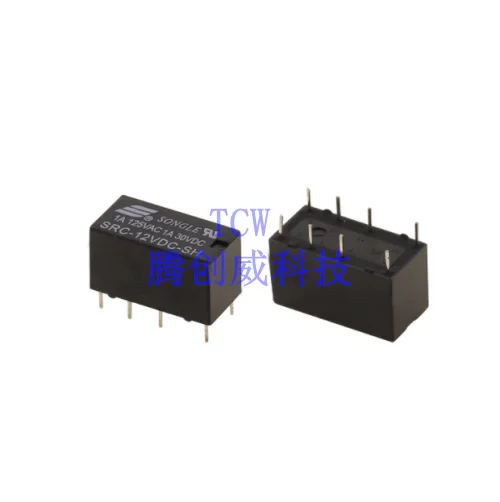 5PCS Power Relay SRC-05 12 24VDC-SH 5V 12V 24V Two open and two close 1A 8foot