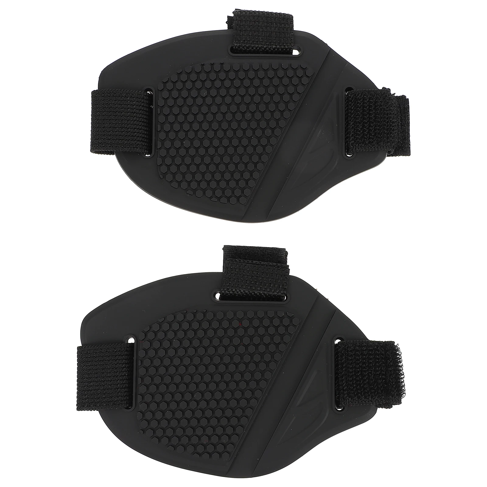 

2 Pcs Shift Rubber Waterproof Motorcycle Boot Protector for Riding Gear Change Cover Black Style Half Shoe Cover