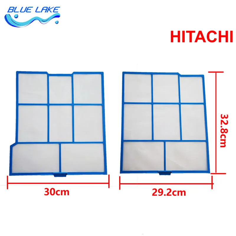 Customized Air Conditioner filter sets Left 30X32.8cm  Right 29.2X32.8cm Hitachi Old machine custom Not original