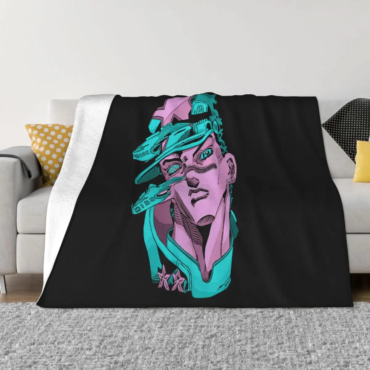 Jotaro Kujo Jojos Bizarre Adventure Mug Cotton Women Men Youth Brand New Science Novelty Throw Blanket