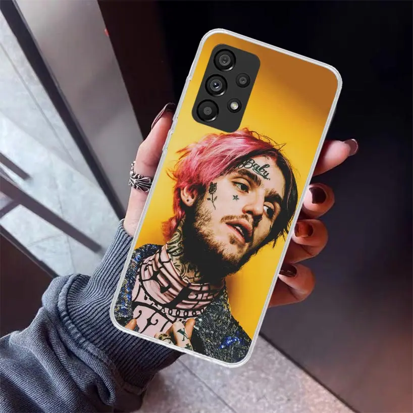 Lil Peep Singer Phone Case for Samsung Galaxy A15 A25 A35 A55 A14 A24 A34 A54 A13 A23 A33 A53 A12 A22 A32 A52 A05S A04S A03S