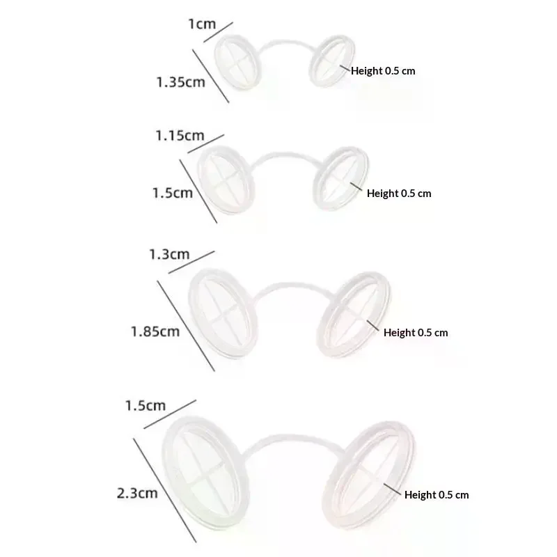 4 Pcs 4 Sizes Disposable Nose Filters Invisible Nasal Plugs For Outdoor Daily Use Dust Allergy Smog Control Nose Plugs For Dust view 5