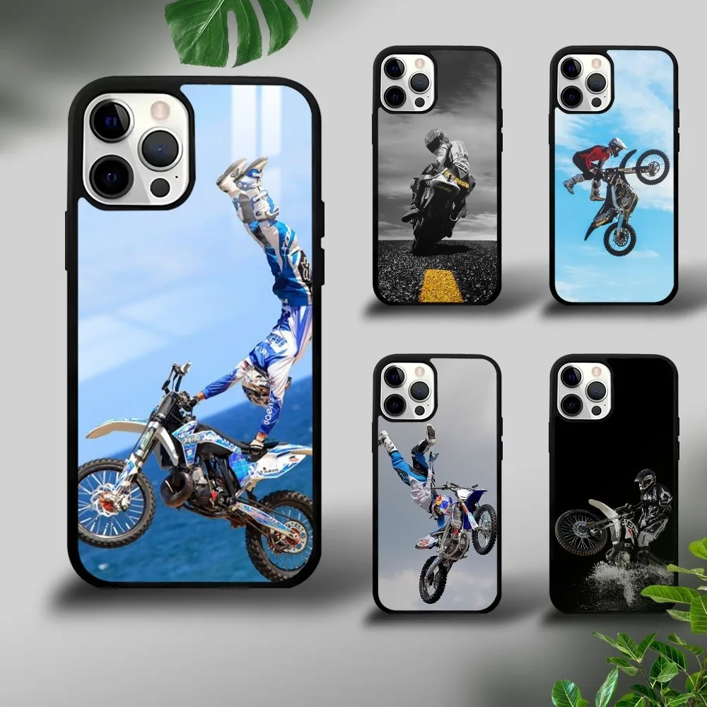 

Moto Cross Motorcycle Sports Phone Case For iPhone 16 15 14 13 12 11 Pro Xs Max Mini Plus Celulares Hard Funda