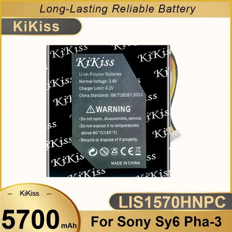 

Audio Device And Plug Battery LIS1570HNPC 5700Mah For Sony SY6 Pha-3 PHA3 4-Wire