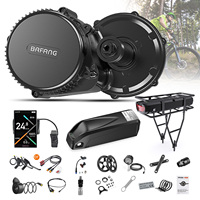 Bafang 48V750W Mid Motor Kit 8Fun BBS02B68MM 73MM 100MM select Ebike Conversion Kit With 20Ah 17.5Ah 13Ah haalong Battery Kits