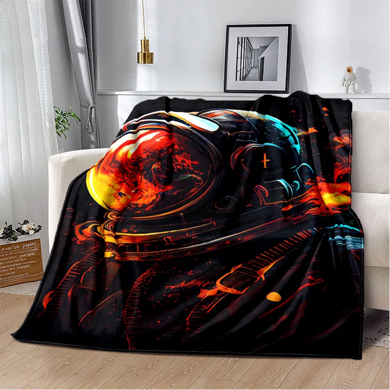 3D Outer Space Astronaut Universe Spaceman Cartoon Blanket,Soft Throw Blanket for Home Bedroom Bed Sofa Office Cover Blanket Kid