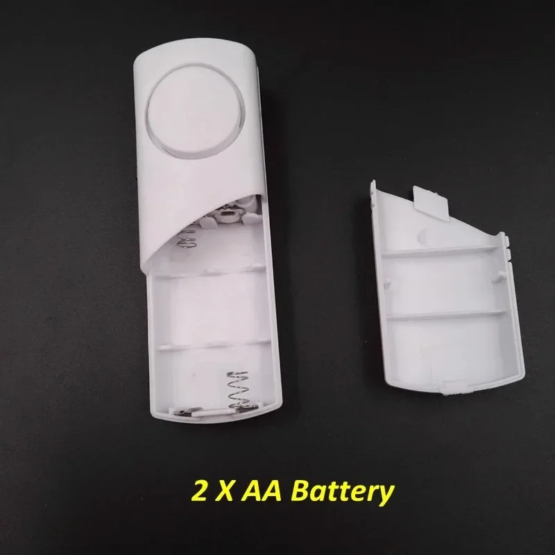 Independent Wood Door Alarm Sensor Window Detector with 90Db Buzzer Burglar Security Alarm System AAA Battery