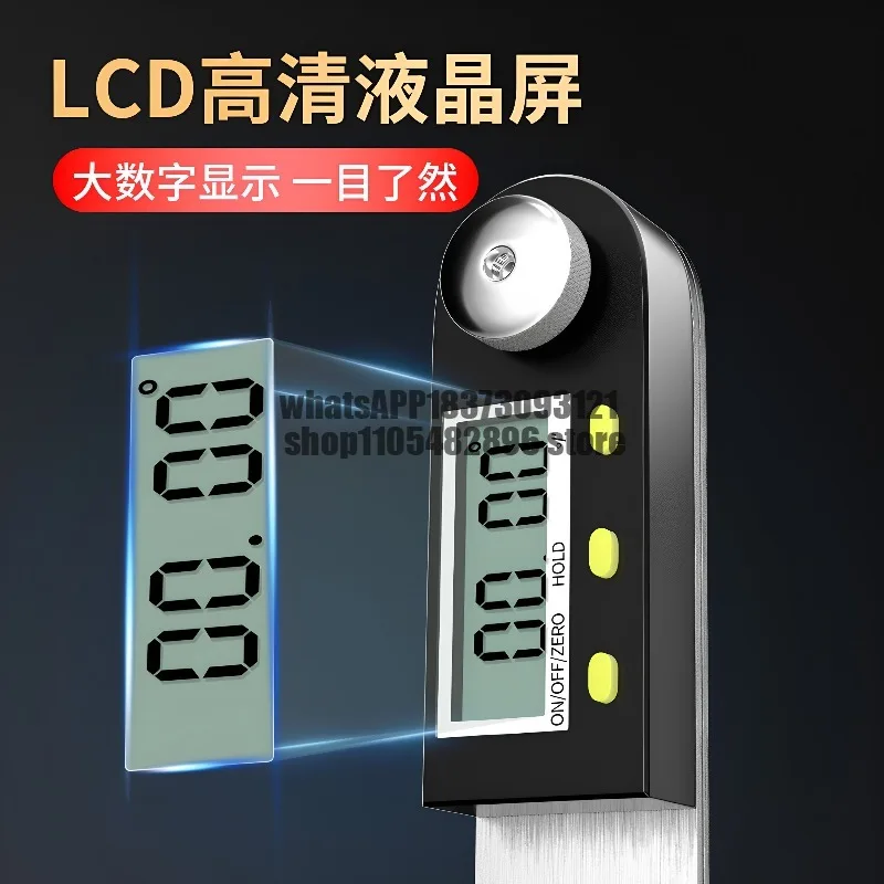 Angle ruler Electronic digital display, high-precision measuring instrument Woodworking universal protractor Multifunctional