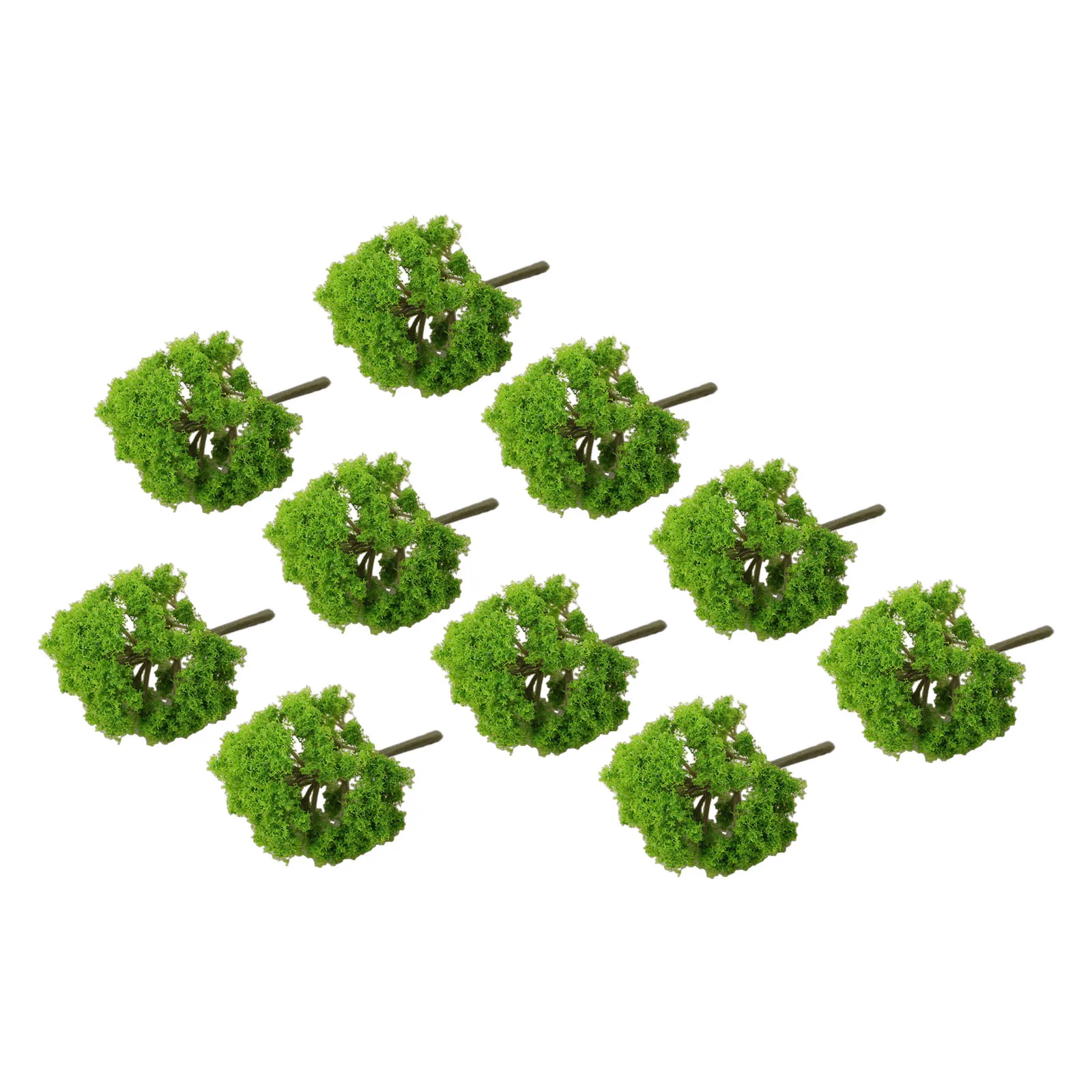 10PC 79cm Tree Models for Garden Railway and Wargame Scenery Layout Enhance Your Architectural Model with Realistic Greenery