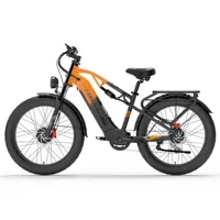 Lankeleisi MG800 MAX Dual Motor Electric Snow Bike 26 Inch Tire 48V Lithium Battery Max Range 130KM 2000W Front and Rear Motor
