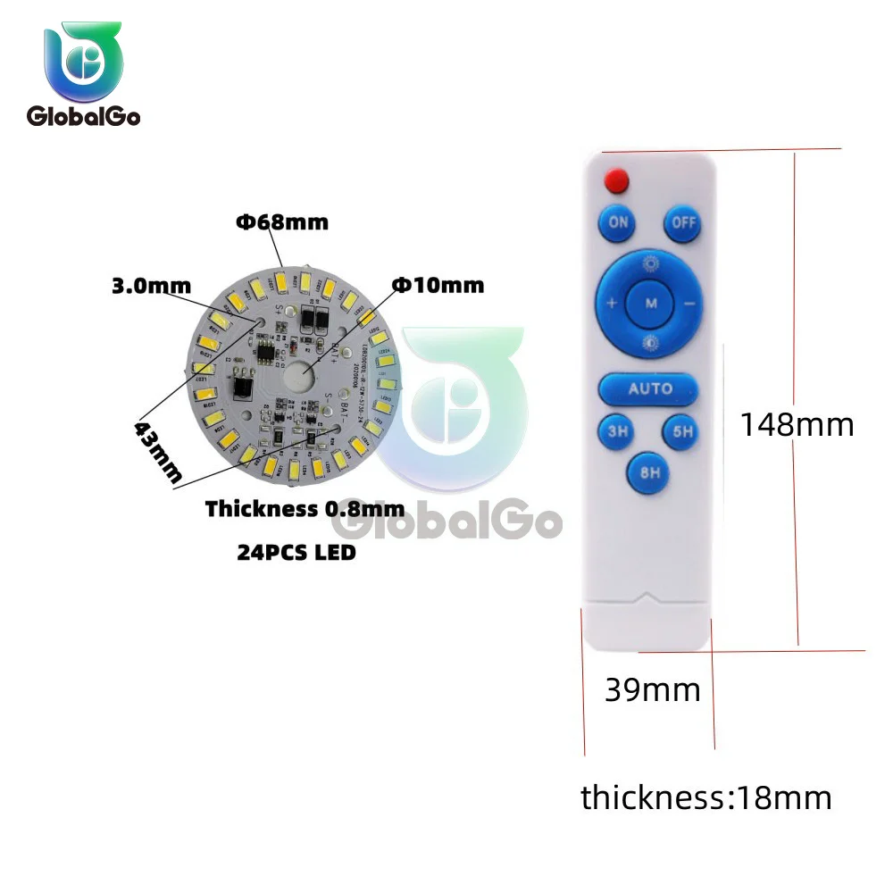 3.2V 3.7V LED ไฟแสงอาทิตย์แหล่งแผง12W โคมไฟติดเพดานแผงรีโมทคอนโทรลโคมไฟดักแมลงแผงอลูมิเนียมพื้นผิว
