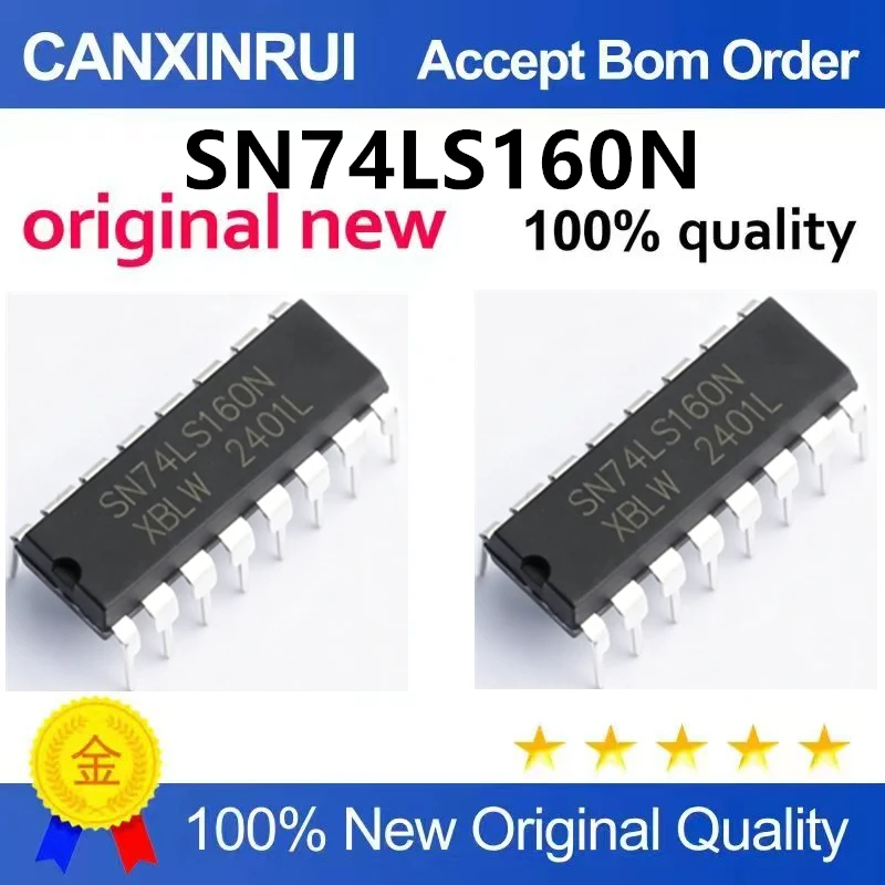 (5-100pieces)Original genuine SN74LS160N direct insertion DIP16