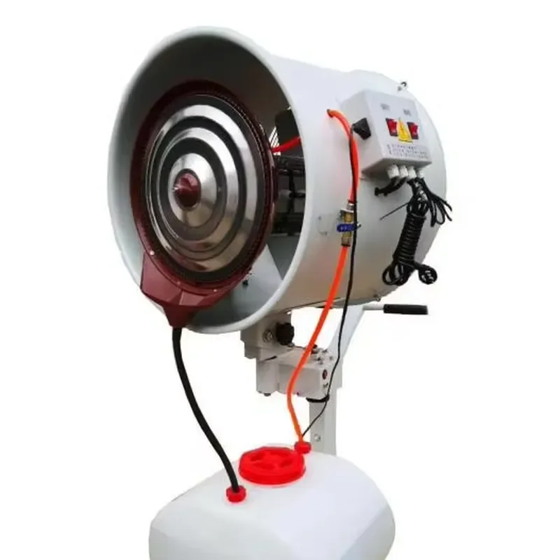 Industrial centrifuge humidifier cooling fog fan